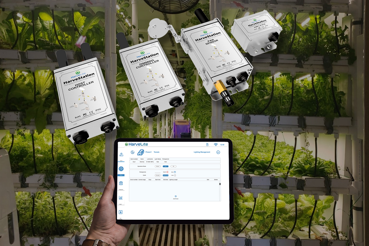 HarveStation-Plant Factory Wireless Lighting Control System