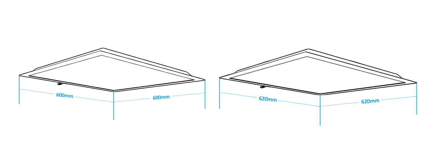 Led Tile Dimensions LedPanel Lite